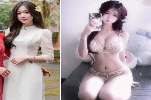 Clip nóng nữ sinh chân dài háng rộng sexy