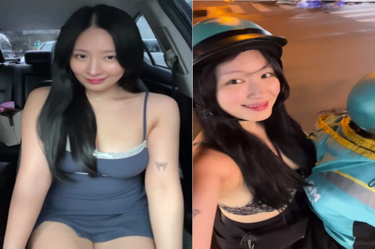 Kim Chi nhờ anh grab chở đến nơi có chim to