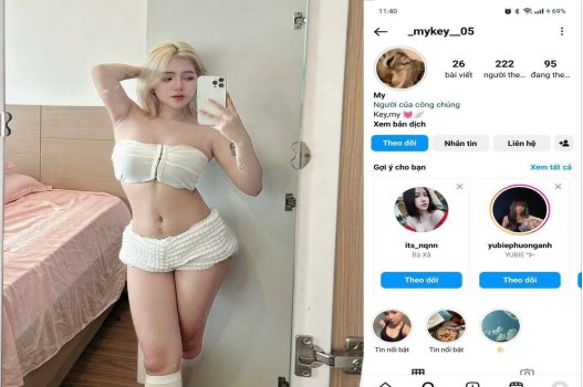 Mykey xinh gái ngoan hiền háng rộng